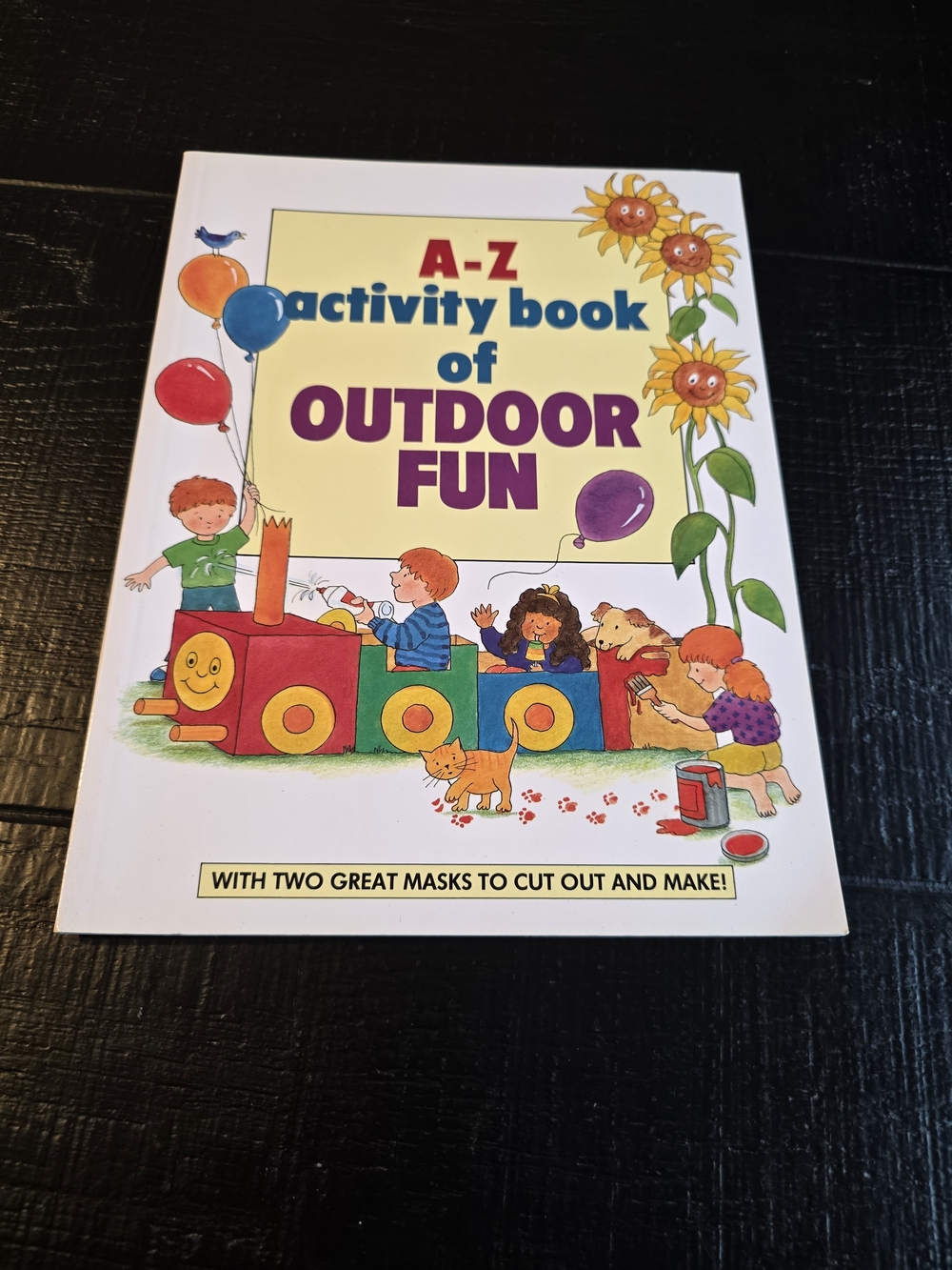 A-Z Activity Book of Outdoor Fun - Colorful Kids Activity Book